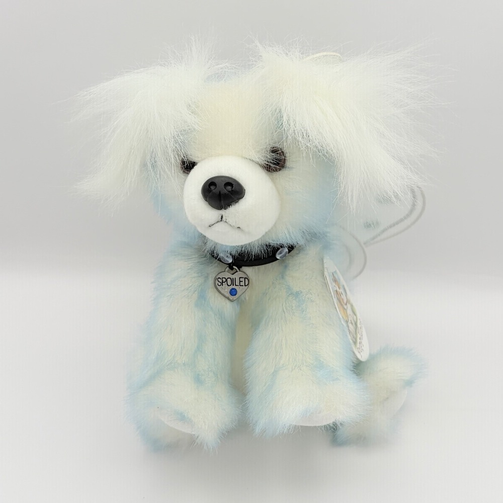 NWT Aurora World POOKIE Puppillion Plush Puppy With Fairy Wings Collar 2002 Rare